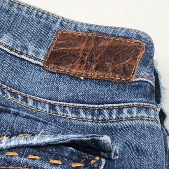 VINTAGE SILVER SUKI SURPLUS MIDRISE BOOTCUT JEANS 27x34 - Picture 7 of 11